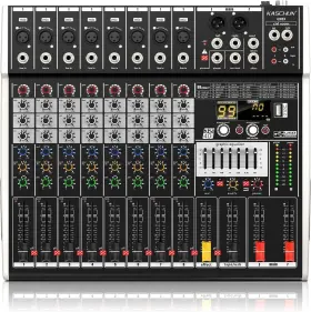 G98X KASCHUN Audio Mixer Dsp Reverb Effects Usb