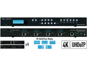 KD-MLV4X4PRO KEY DIGITAL Uhd Hdmi Seamless Matrix View Tiling
