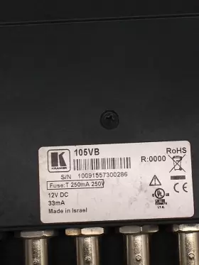 105VB KRAMER ELECTRONICS Video Distribution Amplifier High Da #3