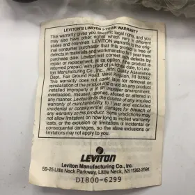 6299 LEVITON Phase Signal Bridge Decora Coupler #3