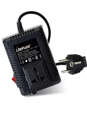 LC-500EU LITEFUZE Travel Voltage Converter Transformer Step