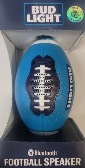 822692 MS BRANDS Bud Light Bluetooth Football Speaker