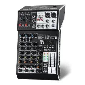 X1-4CHANNEL MICNAUX Audio Mixer Channel Sound Console Dsp