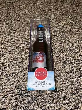 822694 MNS BRANDS Coors Light Bluetooth Bottle Speaker
