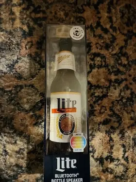 888843 MNS BRANDS Miller Lite Bottle Bluetooth Speaker