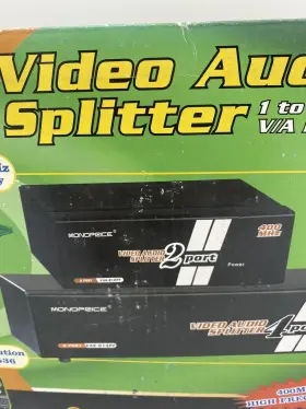 VAS-812PF MONOPRICE Video Audio Splitter Port Booster Monitor #2