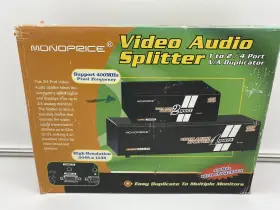 VAS-812PF MONOPRICE Video Audio Splitter Port Booster Monitor