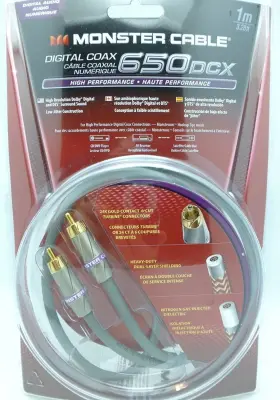 132342-00 MONSTER CABLE High Performance Digital Coax