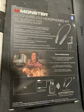 MTH9-1002 MONSTER Hdtv Wireless Headset Bluetooth Audio Kit #2