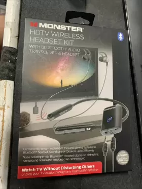 MTH9-1002 MONSTER Hdtv Wireless Headset Bluetooth Audio Kit