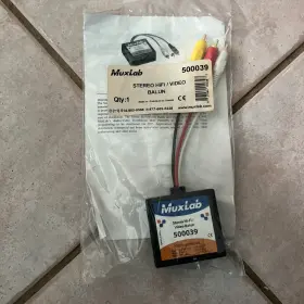 500039 MUXLAB Stereo Hifi Video Balun