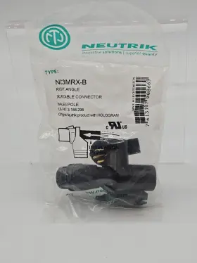NC3MRX-B NEUTRIK Xlr Cable Connector Right Angle Male