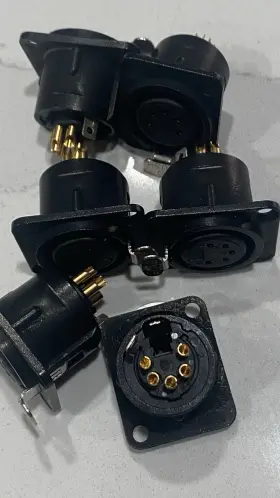 NC5FD-L-B-1 NEUTRIK Pin Xlr Dmx Female Panel Mount