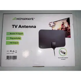 802292 NOVAWAVE Tv Antenna Box Boosts Signal Plug Play