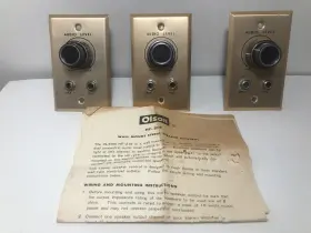 HF-218 OLSON Wall Mount Stereo Speaker Control Vint #3