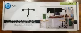 ONA19HO043 ONN Motion Dual Monitor Arm Mount Screens Swivel #2