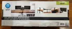 ONA19HO043 ONN Motion Dual Monitor Arm Mount Screens Swivel