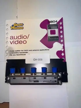 H804 OPEN HOUSE Audio Video Splitter Catv Antenna