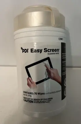 12200419 PDI Isopropyl Alcohol Cleaning Wipes Drying Streak