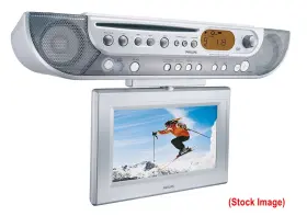 ALJ700-37 PHILIPS Undercabinet Dvd Player Am Fm Radio Clock
