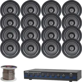 PDIC56-PSS8-PSC16100 PYLE Speaker Selector Ceiling Wiring