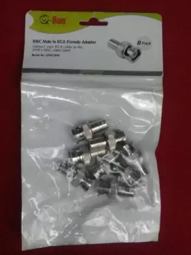 QSRCBN8 Q-SEE Pack Bnc Male Rca Female Adapter Connector