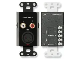 DB-J3 RDL Mic Line Extender Xlr Rca Terminal Block