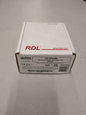DD-BN2ML RDL Wall Directional Mic Line Dante Interface