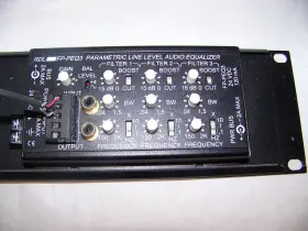 FP-PEQ3 RDL Parametric Equalizer Terminals Phono Jacks