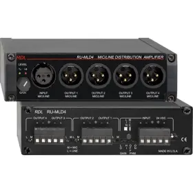 RU-MLD4 RDL Mic Line Distribution Amplifier
