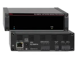 RU-NMP44 RDL Network Mixing Processor Dante Poe Mixers Analog