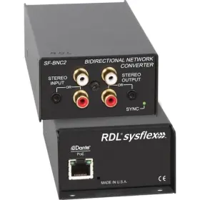 SF-BNC2 RDL Bidirectional Unbalanced Stereo Audio Network