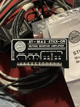 ST-MA2 RDL Muting Monitor Amplifier Speaker Wiring