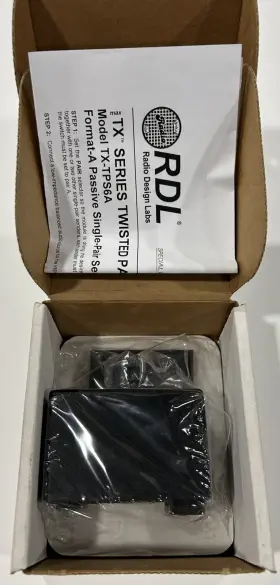 TX-TPS6A RDL Passive Extender Transmitter Format Balanced