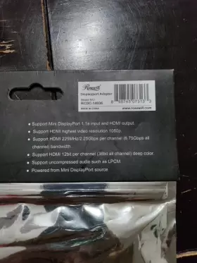 RCDC-14036 ROSEWILL Mini Displayport Male Hdmi Female Adapter #3