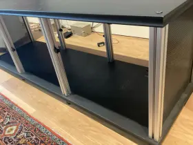 SL20B SALAMANDER Triple Audio Video Cabinet Demo Up