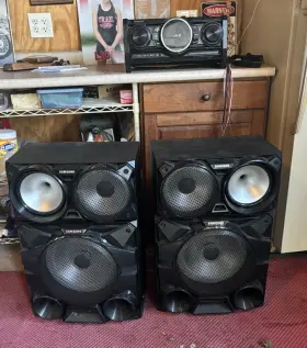 MX-HS7000 SAMSUNG Giga Sound Receiver Speakers Subs Great #3