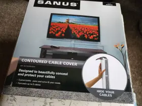 SA304-W1 SANUS Countoured Cable Cover Hide