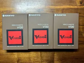V-120 SANYO Cord Video Cassette Tapes #3