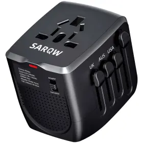 796042433196 SARQW Travel Converter Adapter Voltage Steps