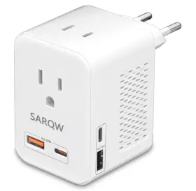799713998970 SARQW Voltage Conversion Plug Adapter Traveling