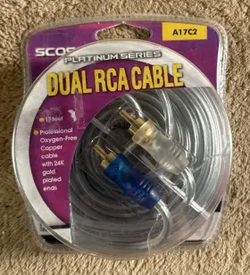 A17C2 SCOSCHE Iced Dual Rca Cable