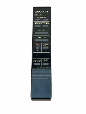 SVR-110 SCOTT Vcr Video Cassette Recorder Remote