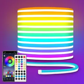 SEGRASS-NHRGB10M05 SEGRASS Led Neon Strip Light Remote Contr