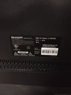 LC-60N5100U SHARP Smart Tv #2