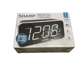 SHP5110CH SHARP Digital Alarm Clock Dual Led Display