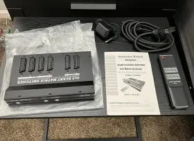 SB-5520 SHINYBOW Scart Matrix Routing Switcher Selector Audio