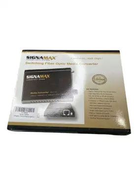065-110 SIGNAMAX Switching Fiber Optic Media Converter