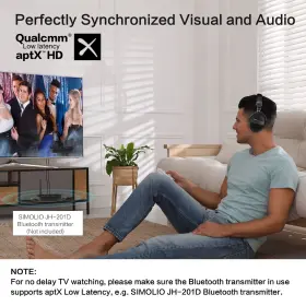 JH-716B SIMOLUO Bluetooth Wireless Headphones Dialogue Aptx #2
