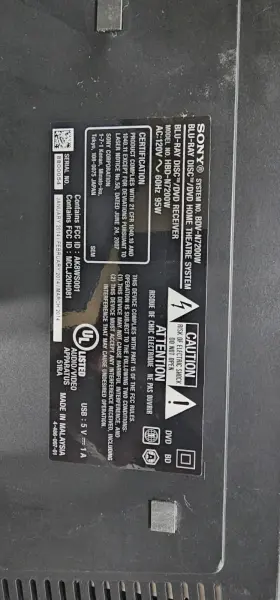8800054 SONY Ray Disc Theater